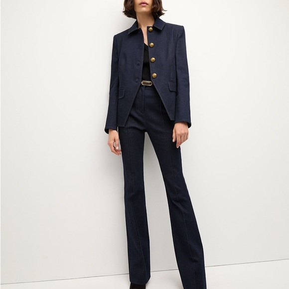 Veronica beard Belted Gracie Denim Pant in Midnight Wash...